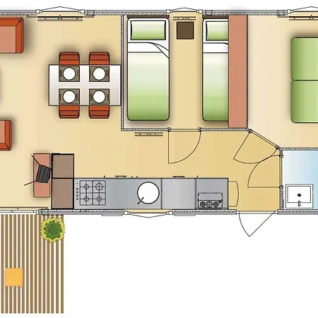 Ferienchalet Steuerbord אתר קמפינג *