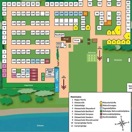 Ferienchalet Steuerbord אתר קמפינג